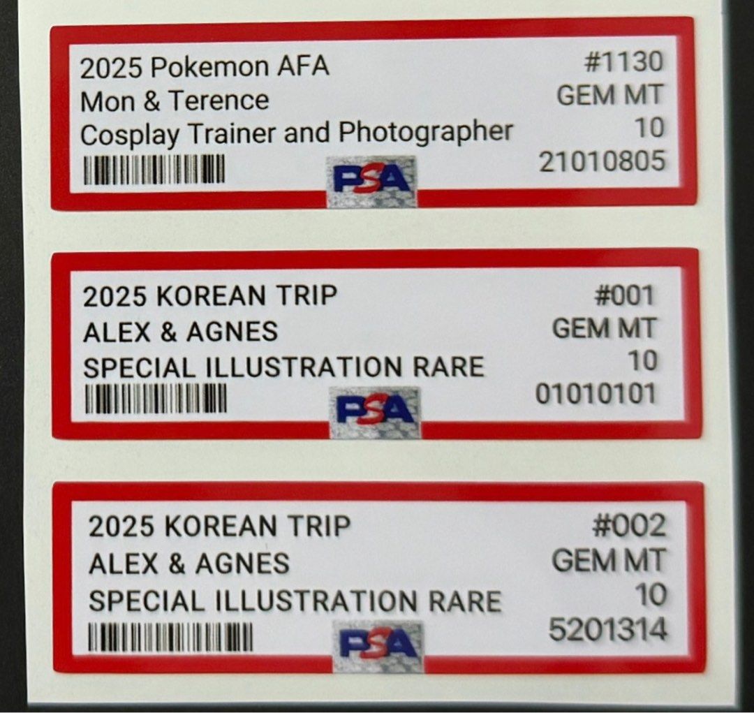 Custom Psa Labels Custom PSA Slab | Customise PSA Label PTCG | Custom Pokémon Card ...