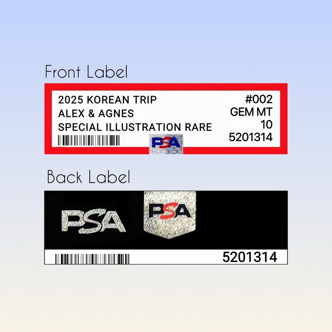 Custom Psa Labels Custom PSA Slab | Customise PSA Label PTCG | Custom Pokémon Card ...