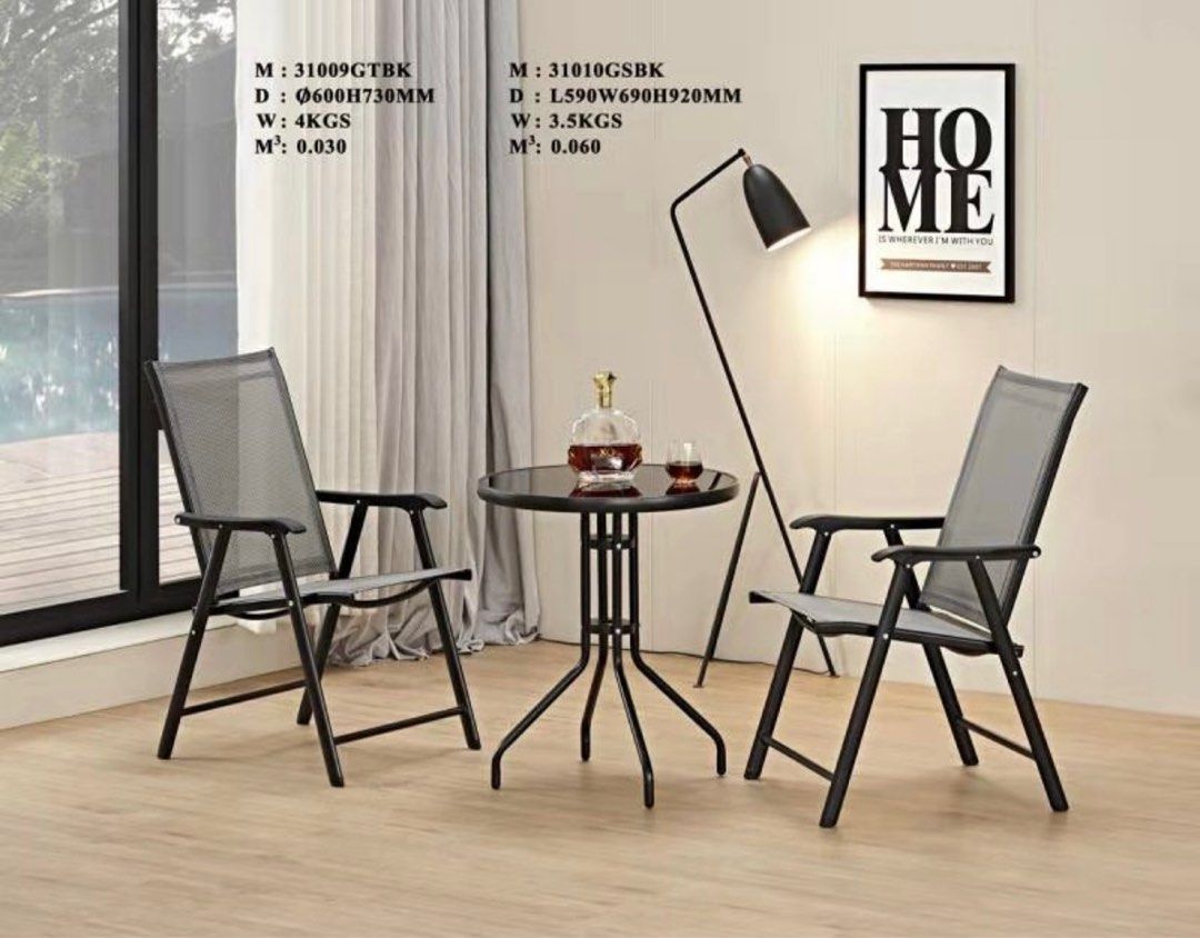 Dining Table Set (Category: Other Home Furniture) located in Singapore. Submitted by treasurehunter7 (Listing ID 1409453288, Image 1). Description: Self collection As good as new , good for relaxing balcony .