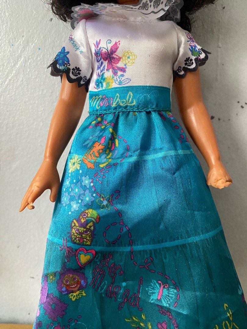 Disney Mirabel Madrigal Doll (Category: Figurines & Statues) located in Marilao. Submitted by kylejay_15 (Listing ID 1409492202, Image 3). Description: - missing shoes -has bite mark or both arms -overall goods -jnt or your choice of courier -may last price sa sure buyer.