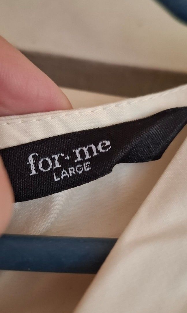 For Me dress (Category: Dresses) located in Marikina City. Submitted by everything4less (Listing ID 1409496219, Image 2). Description: Once lang po nagamit ng daughter ko needs ironing lang po no flaws.