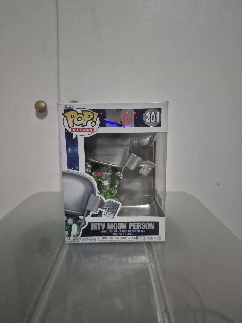 Funko Pop! Icons MTV Moon Person (Category: Designer & Blind Box Toys) located in San Juan City. Submitted by kiwi_o3o (Listing ID 1409528862, Image 1). Description: Brand new, in its original box. 300 PHP + shipping fee RFS: Got it as a freebie in Filbars and decluttering orig price php675, selling for 300 php + sf open to nego.