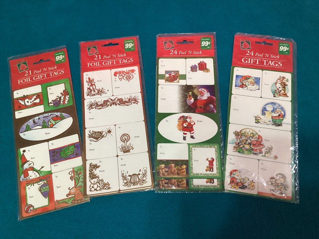 Gift Tags (Category: Craft Supplies & Tools) located in Davao. Submitted by ferdipt (Listing ID 1409463681, Image 1). Description: Peel ‘N Stick Gift tags.