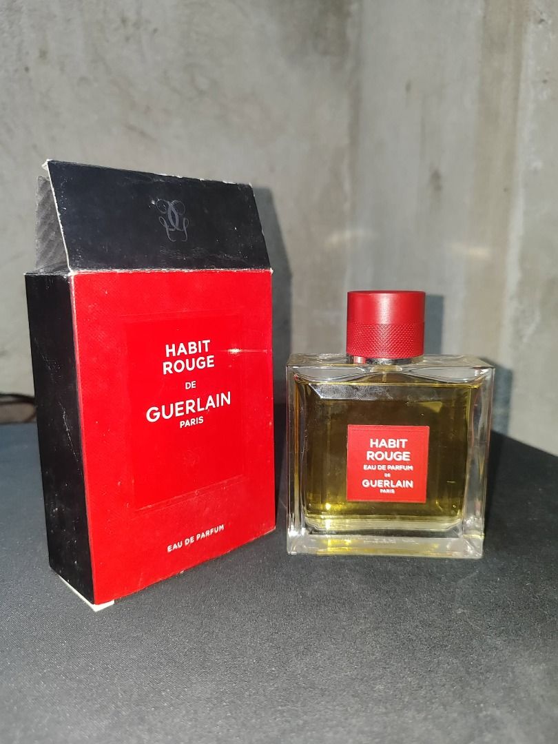 Guerlain Habit Rouge 100ml EDP (Category: Fragrance & Deodorants) located in Caloocan City. Submitted by cooldragon-3bc37e (Listing ID 1409563732, Image 1). Description: Guerlain Hab“Guerlain Habit Rouge 100ml EDP – Almost Full, Sprayed Only 5x, Authentic" it Rouge 100ml EDP PHP6,000.