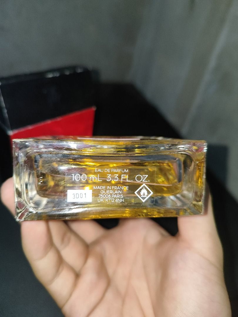 Guerlain Habit Rouge 100ml EDP (Category: Fragrance & Deodorants) located in Caloocan City. Submitted by cooldragon-3bc37e (Listing ID 1409565035, Image 2). Description: “Guerlain Habit Rouge 100ml EDP – Almost Full, Sprayed Only 5x, Authentic" .