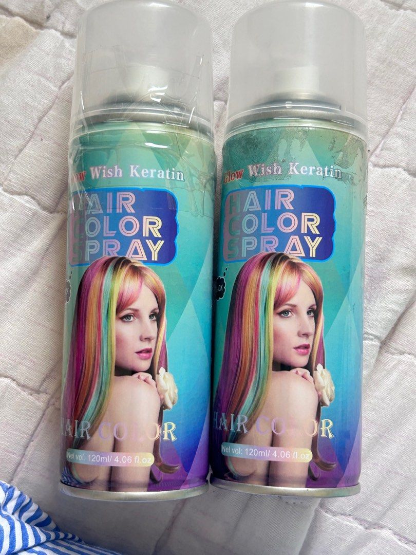 Hair color spray BLACK (Category: Hair) located in Cavite. Submitted by le.celine (Listing ID 1409484219, Image 3). Description: free na yung isang ginamit ko once.
