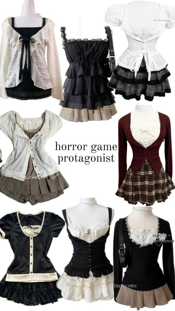 Horror Game Protagonist Style Dresses outfit set (Category: Dresses) located in Abucay. Submitted by checkoutsrvc (Listing ID 1409471037, Image 1). Description: THRIFTED OUTFIT SET PAHANAP 🪾I will find horror game protagonist outfit set for you! make sure to send me detailed description of your desired design or send a picture of your inspo Set: Eden 350 inclusion: 2 top 1 bottom Set: Melina 500 inclusion: 2 top 1 bottom 1 bag/pouch 2-3 weeks no