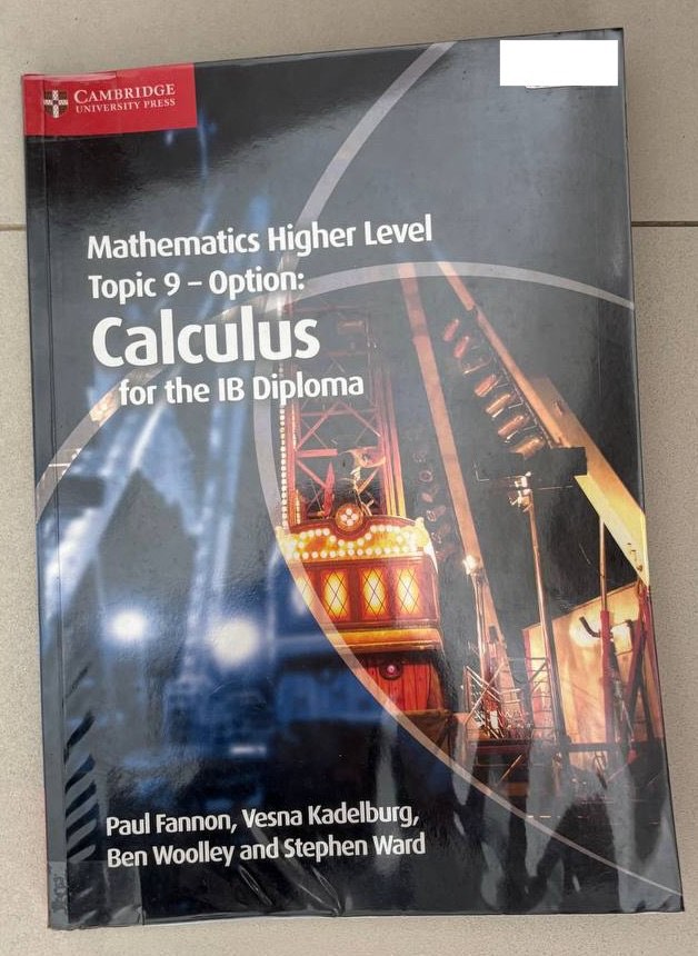 IB Diploma Calculus Textbook, Hobbies & Toys, Books & Magazines ...