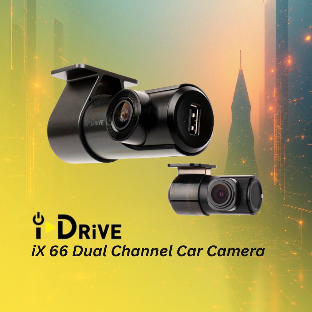 iDrive iX66 2-Channel Full HD Real HDR SONY Starvis Image Car Dash ...