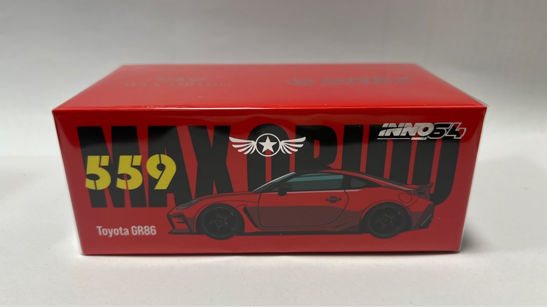 イノモデル 1/64 トヨタ GR86 織戸学 ホワイト 新品未開封】INNO64 1