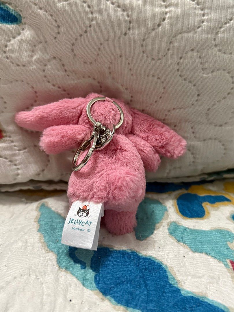 Jellycat Pink Bunny Bag Charm (Category: Charms) located in Manila. Submitted by pjdvd (Listing ID 1409593087, Image 2). Description: Good as new. With tags. Guaranteed authentic..