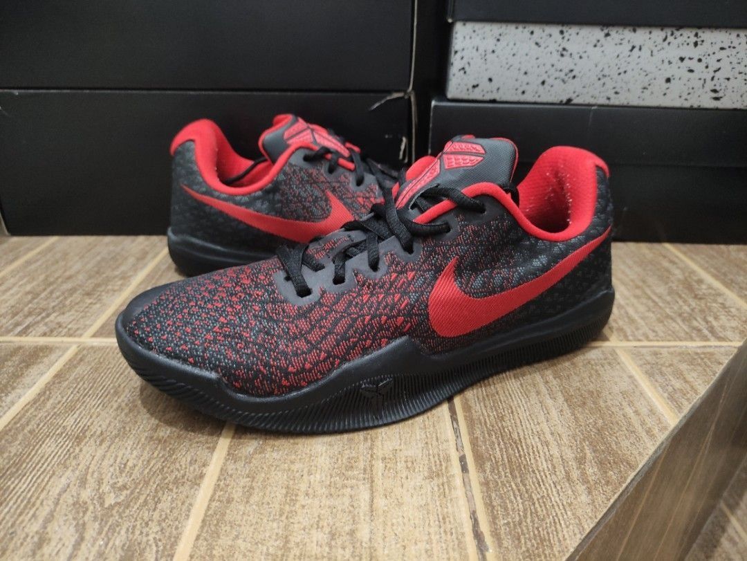 Kobe Mamba Instinct Bred (Category: Sneakers) located in Cebu City. Submitted by RONHEATS (Listing ID 1409477281, Image 2). Description: - Nike Kobe AD NXT FF sneakers - Black colorway - Textured soles with Kobe logo.