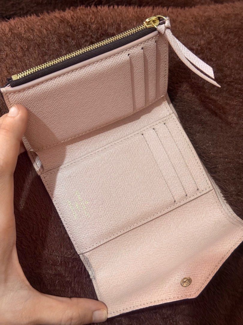 LOUIS VUITTON VICTORINE Monogram Wallet (Category: Luxury Bags & Wallets) located in Bulacan. Submitted by hereforless (Listing ID 1409475413, Image 3). Description: - Authentic Louis Vuitton wallet, bought in Singapore last 2022 - Iconic monogram pattern - Snap closure - Rose Ballerine interior - Features 6 card slots and a zippered compartment - Includes original box (with ribbon) and paper bag RFS: decluttering.