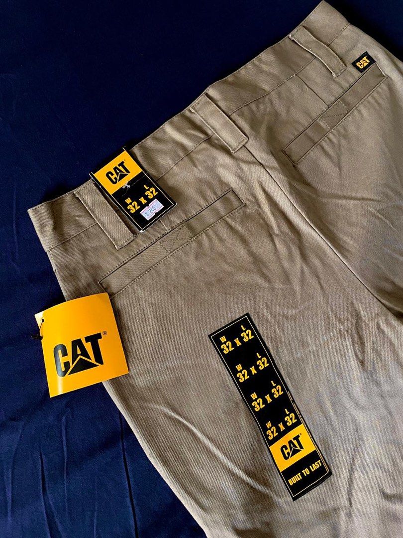 Mens Caterpillar Lightweight Work Pants (Category: Trousers) located in Makati City. Submitted by ryank21 (Listing ID 1409518607, Image 2). Description: Caterpillar Lightweight Work Pants for Men Brand: Caterpillar Size: 32x32 Color: Khaki Condition: Brand New Location: Makati.
