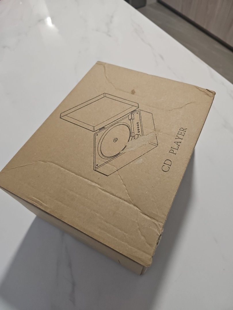 New CD Player with Bluetooth and Built-in Speakers