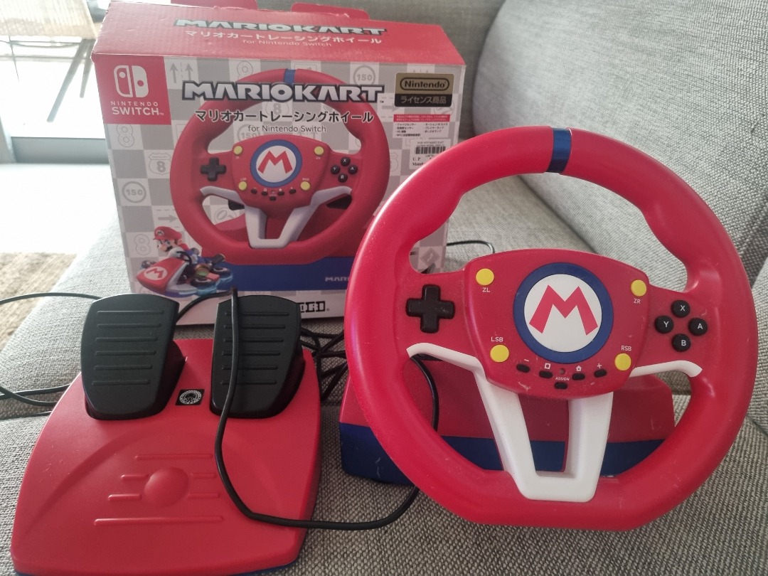 Nintendo Switch Mario Kart Racing Wheel, Video Gaming, Gaming ...