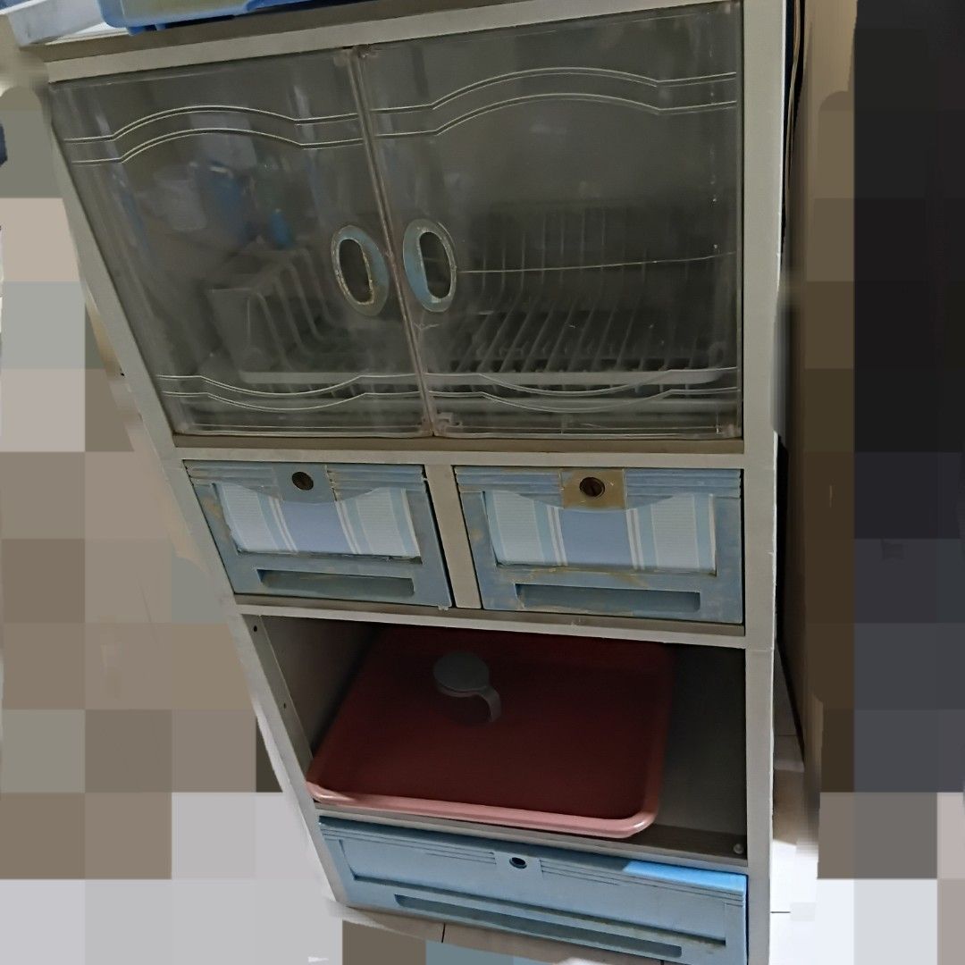 Orocan dish cabinet (Category: Food Organization & Storage) located in Bulacan. Submitted by sansan112424 (Listing ID 1409528991, Image 3). Description: for sale, free na yung zooey dish cabinet. see 2nd pic. pick up only. muzon..