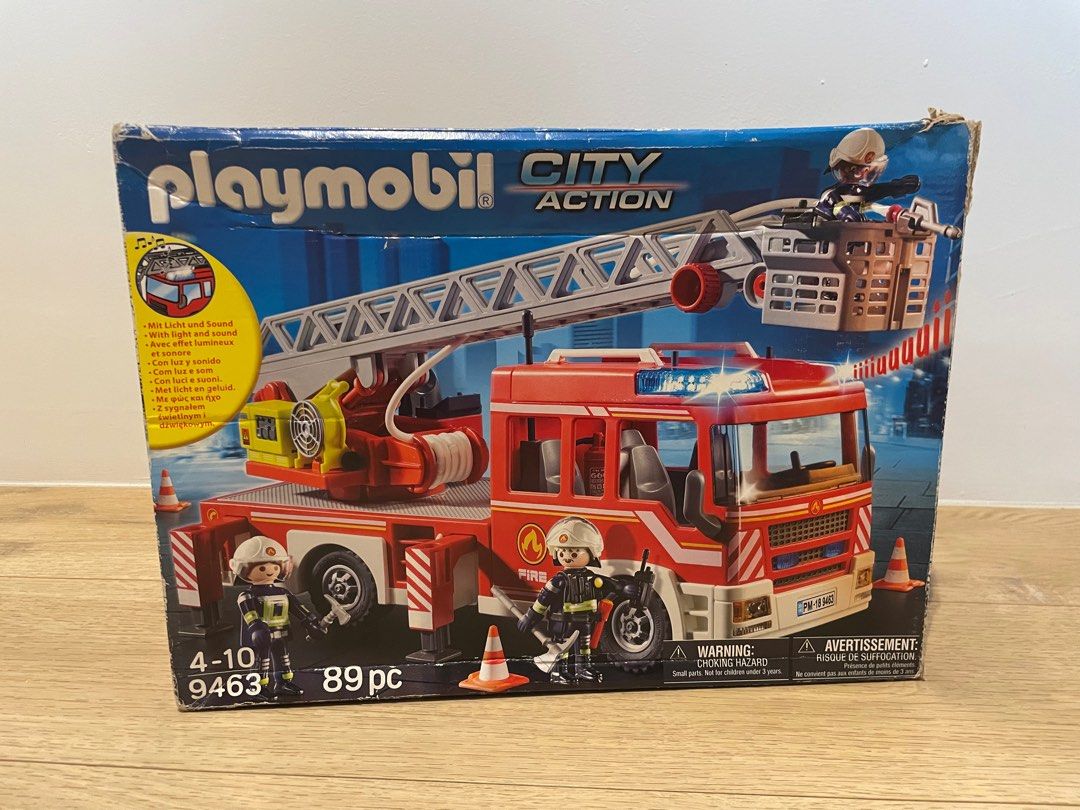 Playmobil City Action Fire Engine Truck 9463, Hobbies & Toys, Toys ...