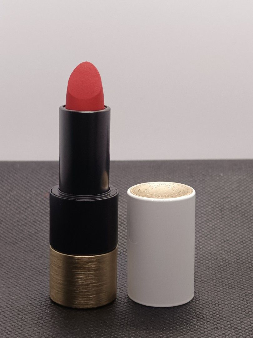 ROUGE HERMES MATTE LIPSTICK (Category: Makeup) located in Bacoor. Submitted by aesthetic.bloom_01 (Listing ID 1409524169, Image 3). Description: BRAND NEW WITH BOX ROUGE HERMES MATTE LIPSTICK 3.5 GRAMS SHADE: ROUGE CASAQUE 64 MAT -ALL ITEMS ARE GUARANTEED AUTHENTIC OR MONEY BACK IF PROVEN FAKE 💯.