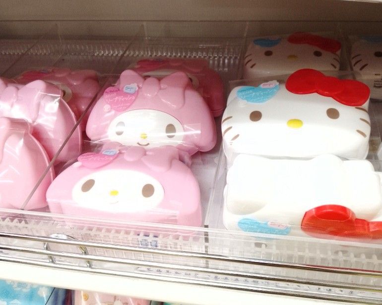 SANRIO Hello Kitty and My Melody Soap Dish (Category: Bathroom & Kitchen Fixtures) located in Imus. Submitted by sharislane (Listing ID 1409458724, Image 1). Description: - Adorable SANRIO Hello Kitty and My Melody soap dish - Brand new, still in original packaging - Features a slotted design for effective drainage 🌸. Measurements - 12cm(Width)x 8.5 cm( Length) 🌸. Best buy- P138 EACH 🩸. Location- Imus Cavite.