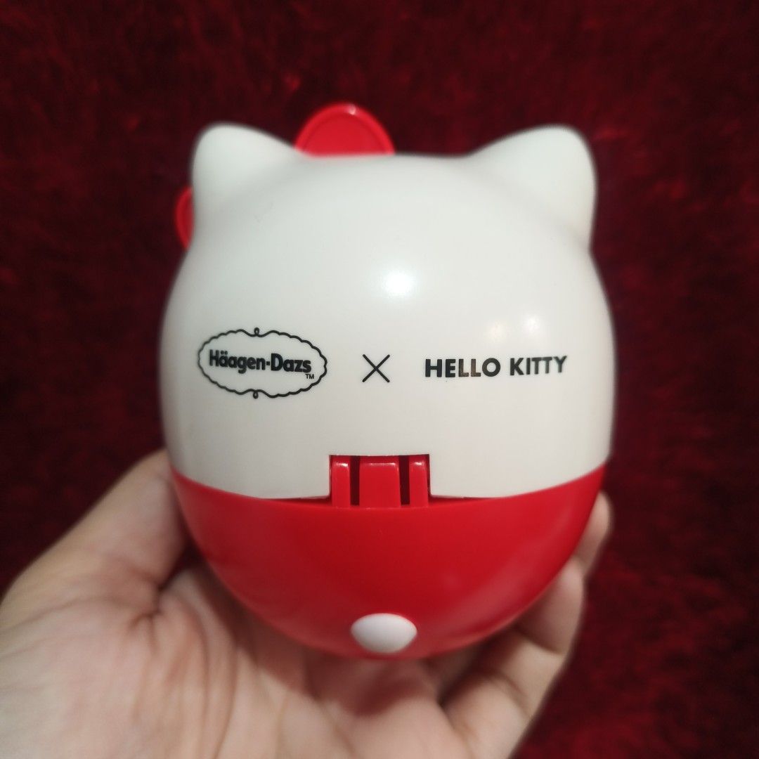 Sanrio Hello Kitty x Häagen-Dazs Container (Category: Storage Boxes & Baskets) located in Taguig. Submitted by oddlykawaiishop.ph (Listing ID 1409503866, Image 3). Description: 🎀 What you see is what you get—please check photos for details. • no visible scratches,dents, chipping, etc. • Great clasp hold! (Maganda yung kapit if it's closed!) ☘️Limited offer: 30 Off shipping to anywhere in the Philippines!.