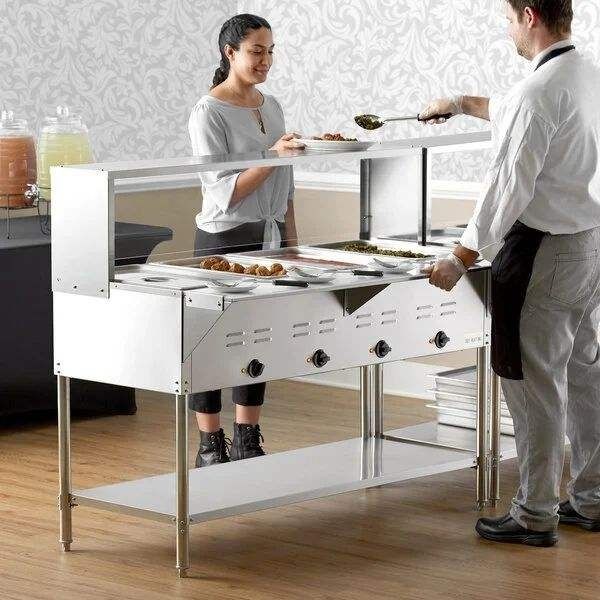 Stainless Steel Food Warmer Buffet (Category: Food Organization & Storage) located in San Pablo. Submitted by anneviiee0007 (Listing ID 1409450389, Image 2). Description: PRE ORDER!!!‼️‼️📣📣📣 Kitchen Catering Equipment Electric Stainless Steel Commercial Hot Food Display for Buffet 4Pans Steam Table Food Warmer Features: ✅ Fast Heating ✅ Practical Under Shelf ✅ Food-grade Stainless Steel ✅ Easy to clean ✅ Stainless steel material ✅ Beautiful an