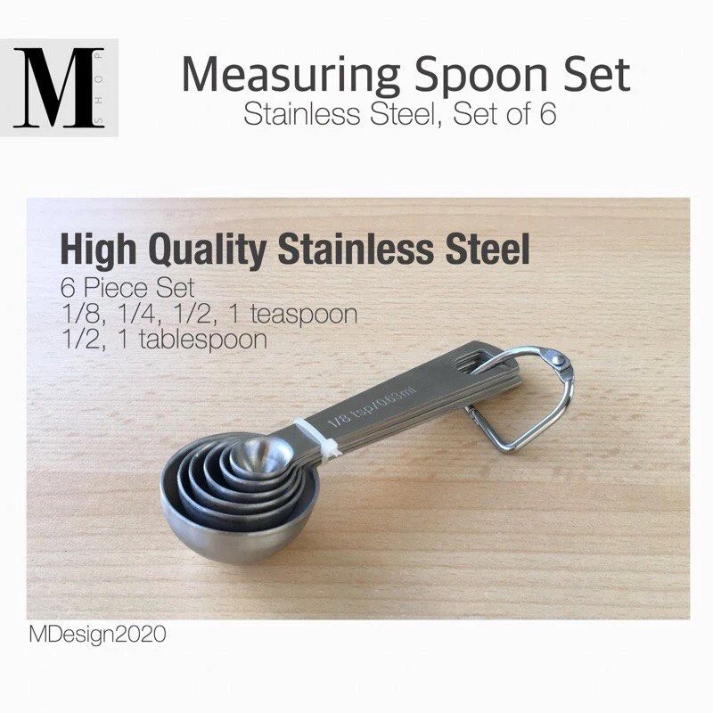 Stainless Steel Measuring Spoon Set, 6/7 Pc Set (Category: Bakeware) located in Manila. Submitted by mshopmla (Listing ID 1409461533, Image 2). Description: Measuring Spoon Set, 7pc / 6pc Set Made of High Quality Stainless Steel Product Code: MSS-6 Price: Php 450.00 per Set Product Code: MSS-7 Price: Php 499.00 per Set #highqualitystainlesssteel #measuringspoonset.