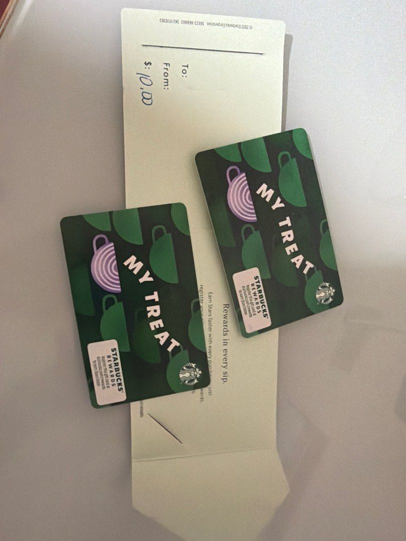 Starbucks Gift Card - USD $10 Value, Tickets & Vouchers, Vouchers on  Carousell