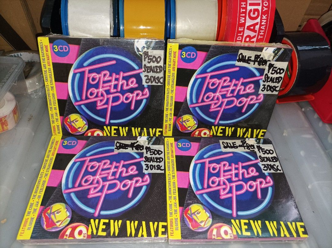 Top of The Pops - New Wave 3CD (Category: CDs & DVDs) located in Manila. Submitted by nw101 (Listing ID 1409486399, Image 1). Description: SALE dating 1k to P800 to P500 NA LANG! Brand New Sealed Top Of The Pops - New Wave 3CD P 500 each (fix) 1st to pay basis po tayo. NO RESERVATION (iwas joy miner/joy reserver) Manila - Pick up or rider pick up Provincial - JNT (everyday shipping) Like us & follow Lahn's Vinyl Shop.
