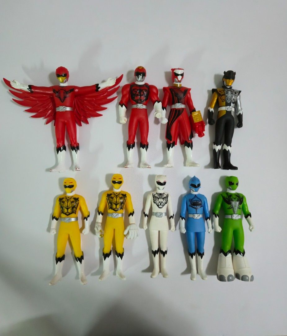 Zyuohger 6" Sofubi Set (Category: Figurines & Statues) located in Petaling Jaya. Submitted by jun_toys (Listing ID 1409523978, Image 1). Description: An almost complete sofubi set for Zyuohger. They're all in good condition. Not looking to sell them separately..