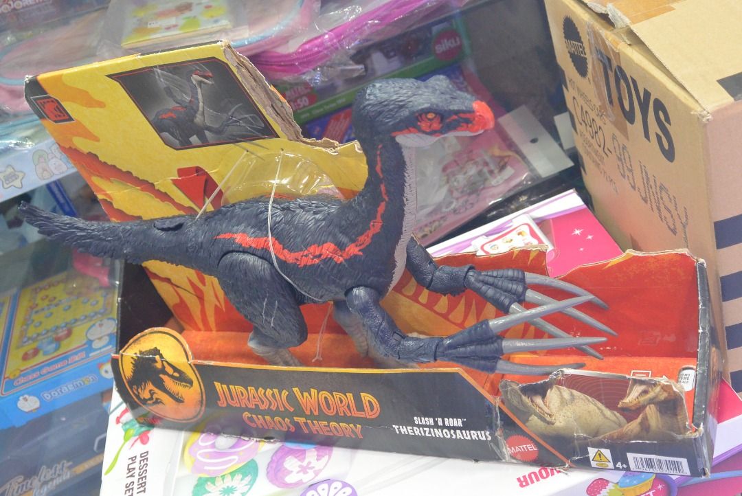 侏羅紀世界鐮刀龍發聲恐龍 Jurassic World Slash N Roar Therizinosaurus JCG16, 興趣及遊戲 ...