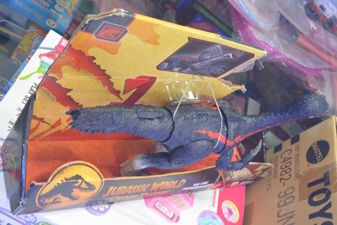 侏羅紀世界鐮刀龍發聲恐龍 Jurassic World Slash N Roar Therizinosaurus JCG16, 興趣及遊戲 ...