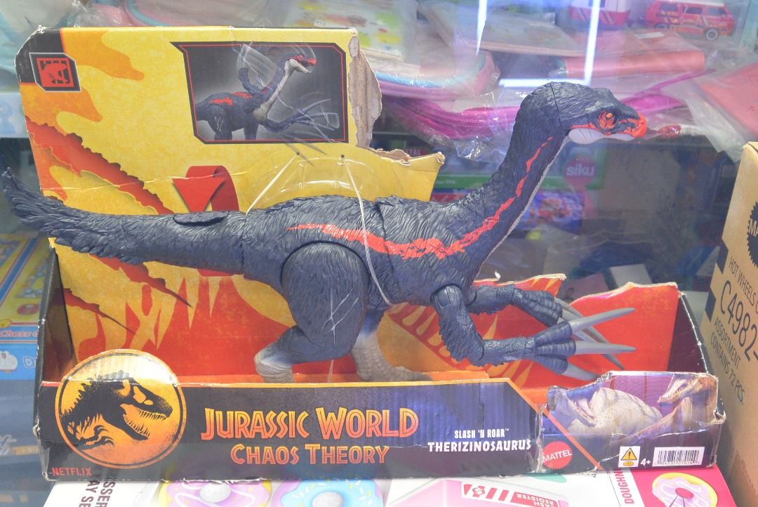 侏羅紀世界鐮刀龍發聲恐龍 Jurassic World Slash N Roar Therizinosaurus JCG16, 興趣及遊戲 ...