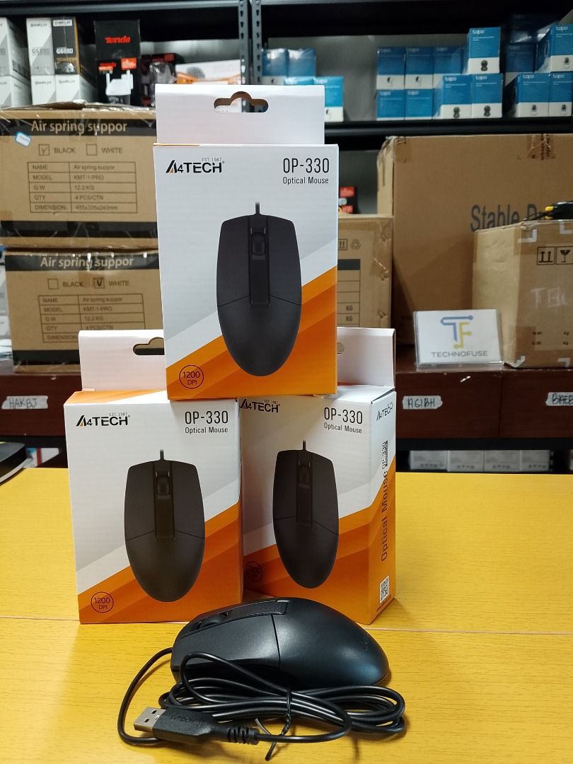 A4Tech OP-330 Optical 3D Wired Mouse USB Black (Category: Mouse & Mousepads) located in Pasig City. Submitted by technofuseofficial (Listing ID 1409694152, Image 3). Description: A4Tech OP-330 Optical 3D Wired Mouse USB Black Brand New and Original Items Store Location: 4F Unit 402, 604 Shaw Boulevard, Barangay Kapitolyo, Pasig City Same Day Delivery: - Lalamove delivery within Metro Manila - For walk-ins: Always PM first for item availability - 
