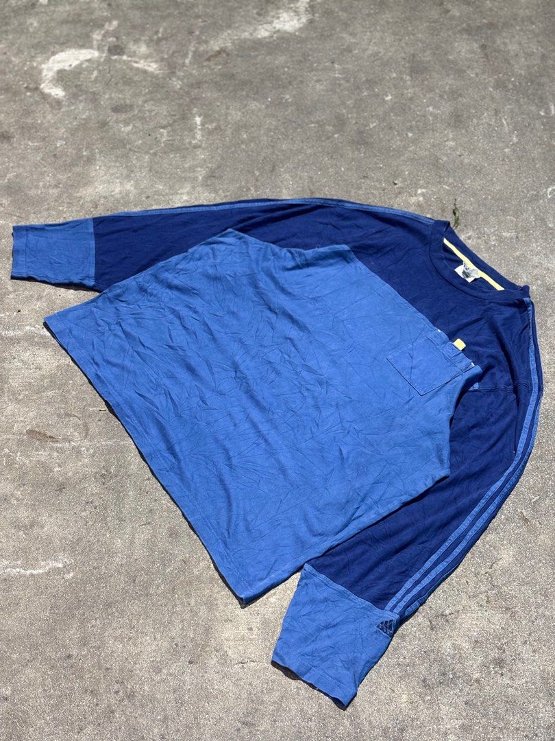 Adidas Long Sleeve Shirt (Category: Tshirts & Polo Shirts ) located in Batangas. Submitted by aimhrandel40321 (Listing ID 1409758553, Image 1). Description: Vintage Adidas Long sleeve Issue : none Condition : Excellent (need wash) Color rate : 9/10 Size on tag : 2XL Width × Length : 30 × 31 Sleeve Length : 26 Mine: 450 + Shipping fee.