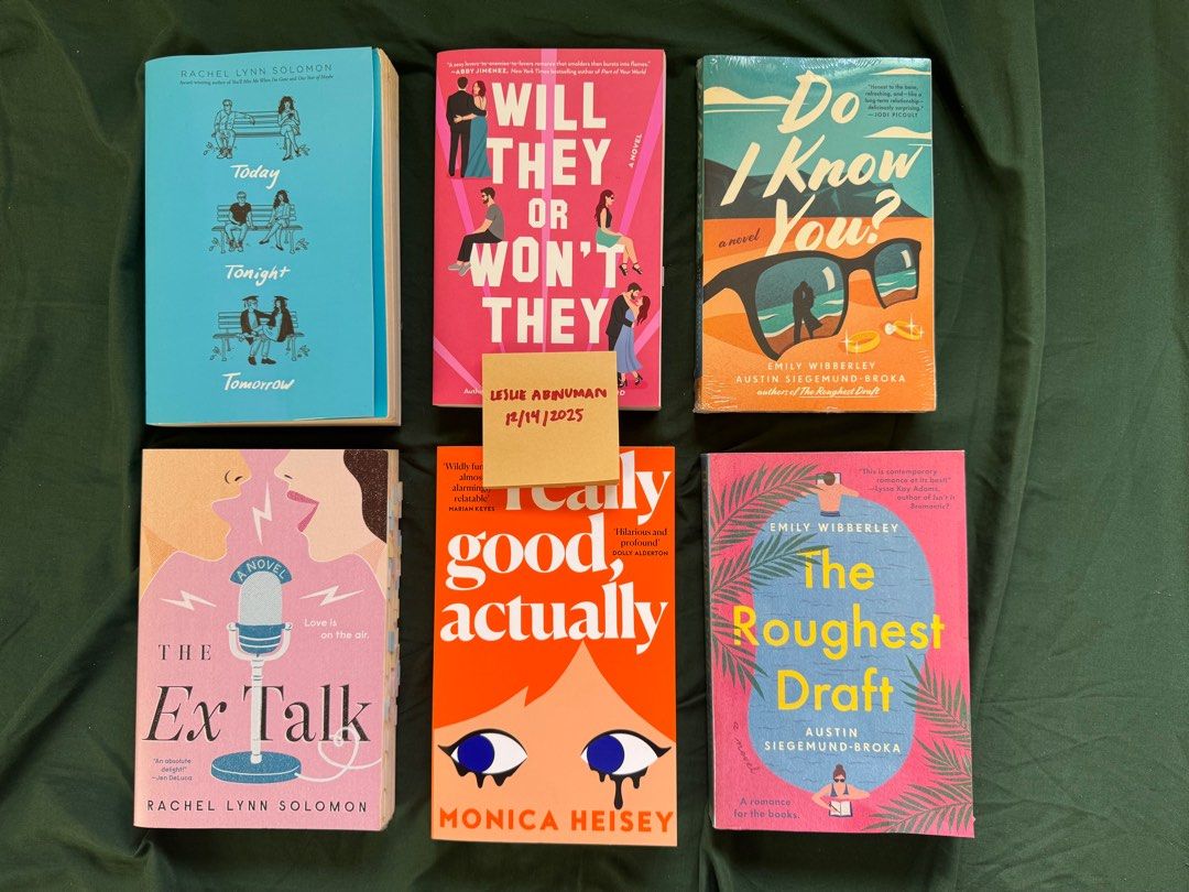 assorted books (Category: Storybooks) located in Malabon City. Submitted by 97carts (Listing ID 1409665974, Image 2). Description: PHP280 EACH [SOLD] malibu rising [SOLD] daisy six and the jones finding chika well that was unexpected four aunties and a wedding how to fake it in hollywood today tonight tomorrow will they or won’t they do i know you? the ex talk really good, actually the roughest draft [SOLD] the hunting wives a novel obssession li