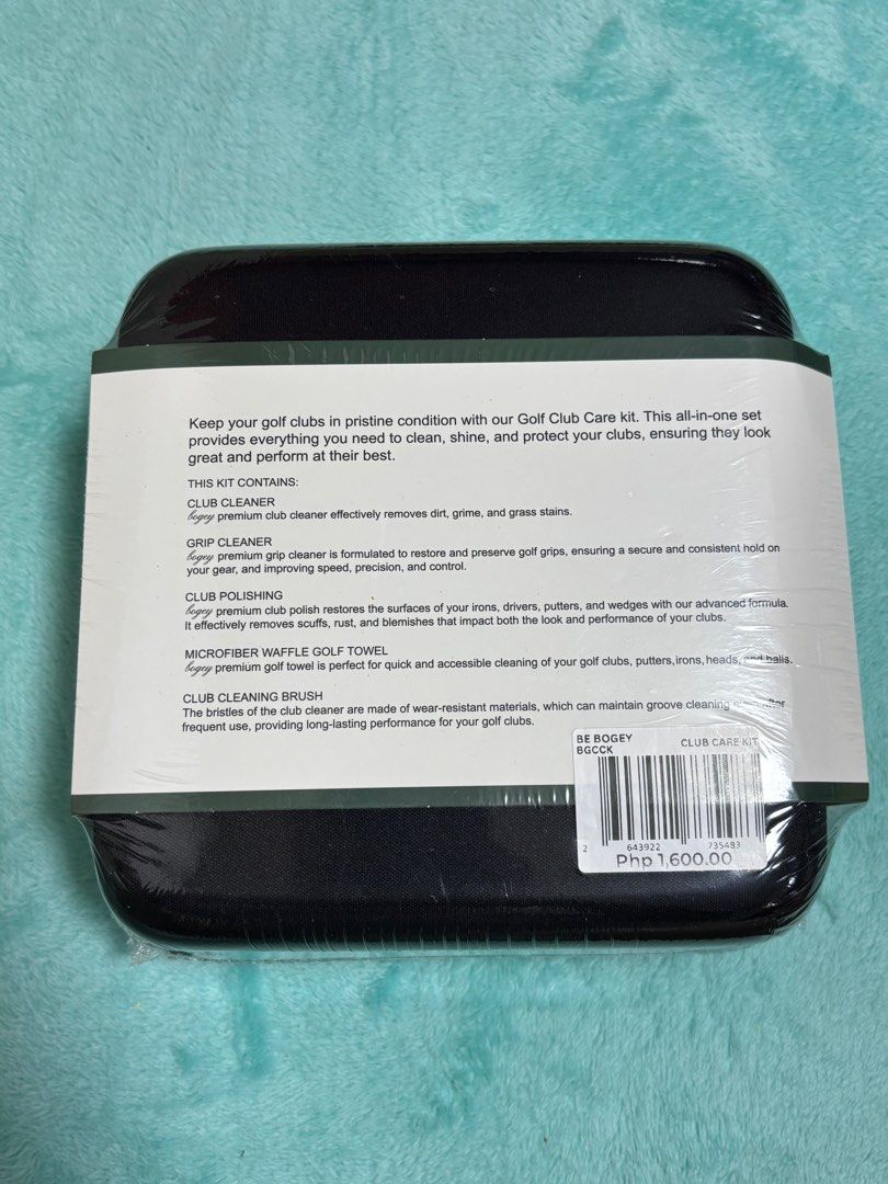 Bogey Golf Club Care Kit (Category: Golf) located in Muntinlupa City. Submitted by randomstuffph (Listing ID 1409628367, Image 2). Description: Golf Clubs cleaning kit.