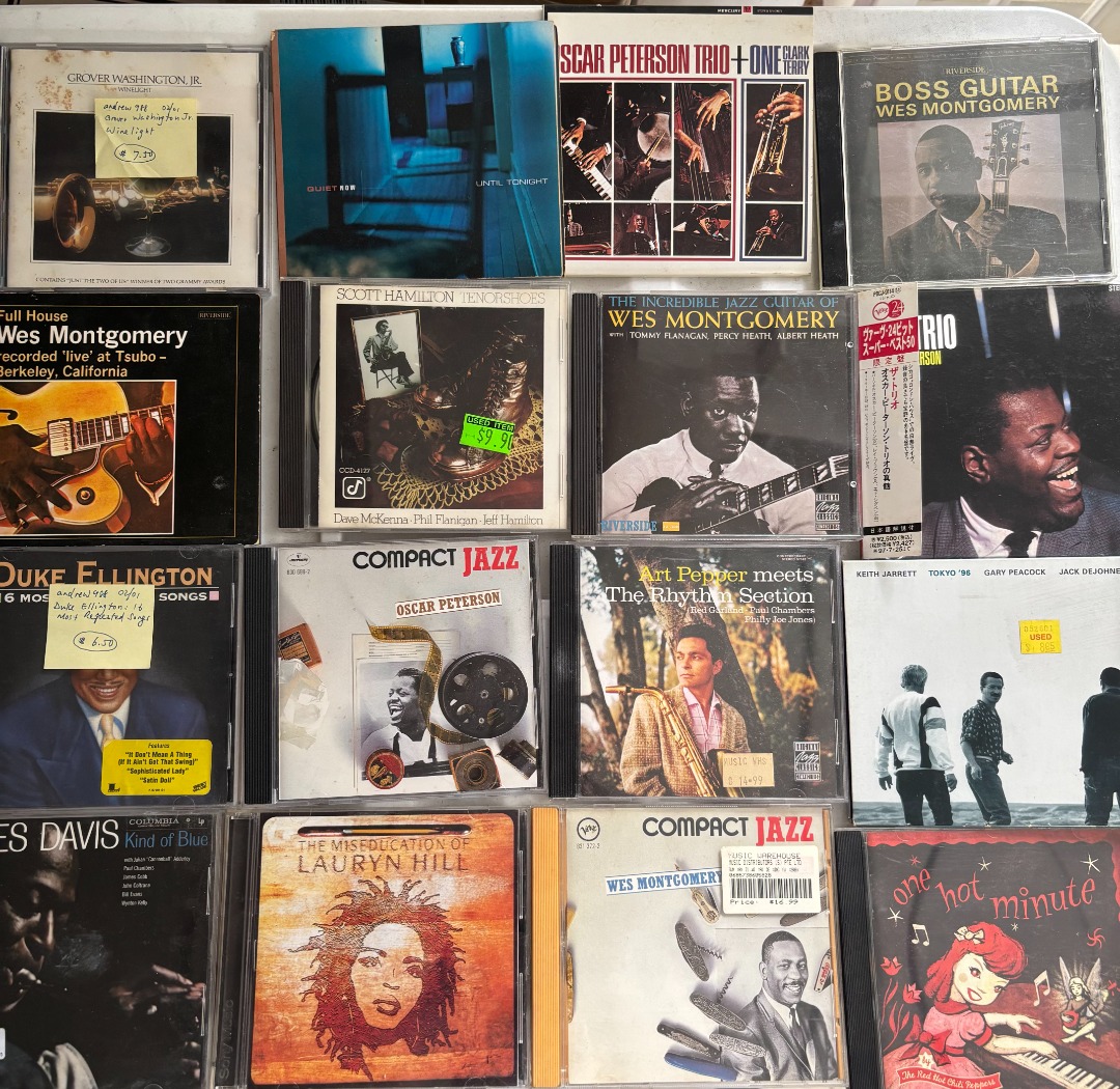 cd lot jazz grover washington oscar peterson art pepper miles davis wes ...