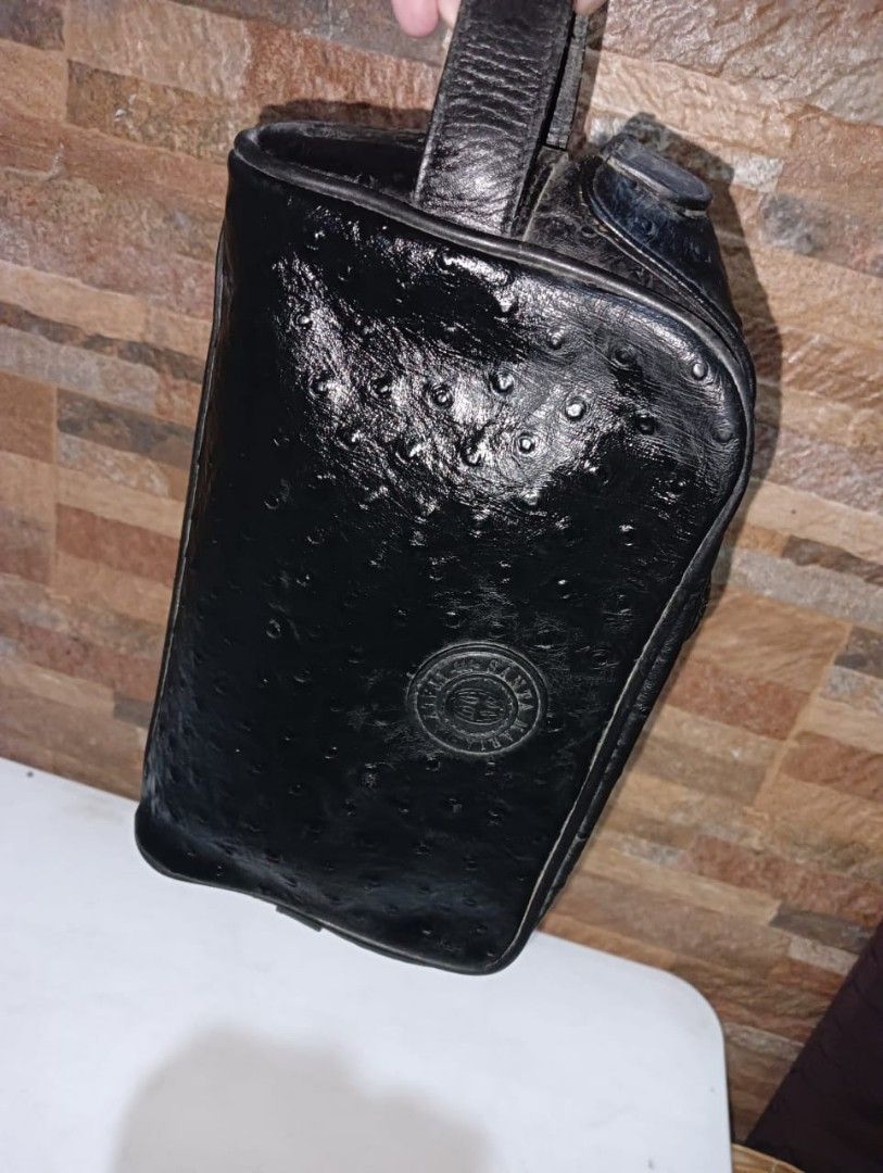 Ostrich Leather Clutch Bag (Category: Luxury Bags & Wallets) located in Manila. Submitted by aprilis25 (Listing ID 1409659935, Image 2). Description: Ostrich Clutch bag Genuine Leather Good condition with no issue Japan Surplus selling for 700 check our store for more items.