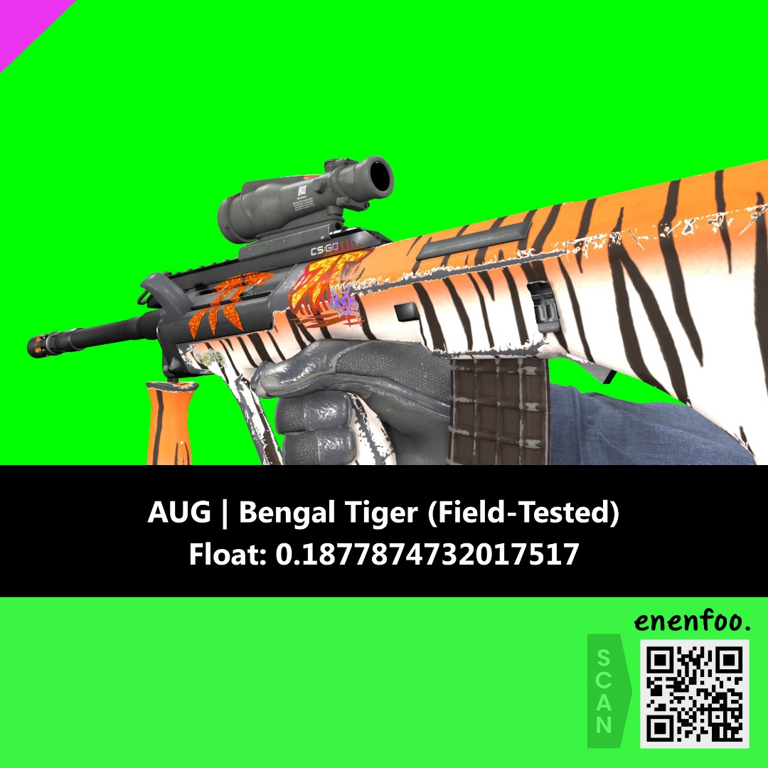 CS2 AUG BENGAL TIGER FT FIELD TESTED CS2 SKINS KNIFE ITEMS CSGO COUNTER ...