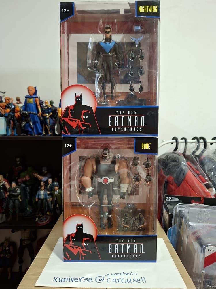 DC Multiverse BANE & NIGHTWING Set Animated - rare sdcc marvel avengers ...