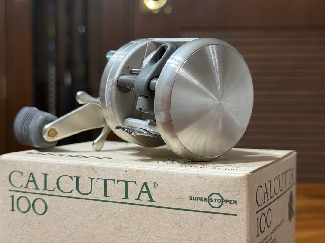 calcutta 100 fishing reel Shimano Conquest Reels speed reeling. Discontinued Vintage Shimano Calcutta 100