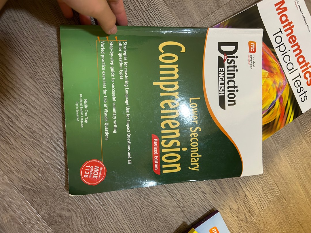 Distinction English Comprehension Lower sec assessment book, Hobbies ...