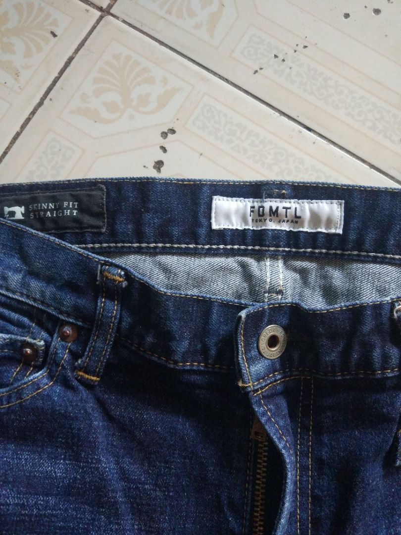 FDMTL Distressed Jean 35 actual (Category: Jeans) located in Pasay City. Submitted by denimdude.ph (Listing ID 1409660032, Image 3). Description: made in Japan Factory Distressed.