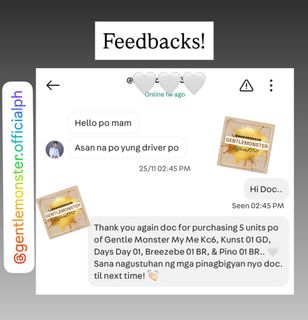 CLIENT'S FEEDBACKS (Authentic Outlet-Purchased since 2018) Collection item 1