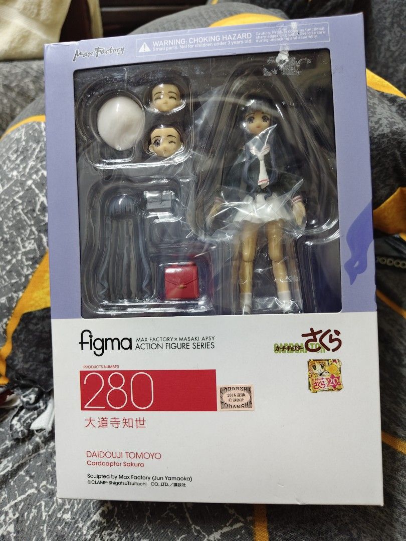 Figma 280 Daidouji Tomoyo Cardcaptor Sakura (Category: Figurines & Statues) located in Pasig City. Submitted by lian_sam (Listing ID 1409773626, Image 1). Description: - Figma 280 Daidouji Tomoyo action figure - From Cardcaptor Sakura - Brand new in original packaging -authentic 13,500.