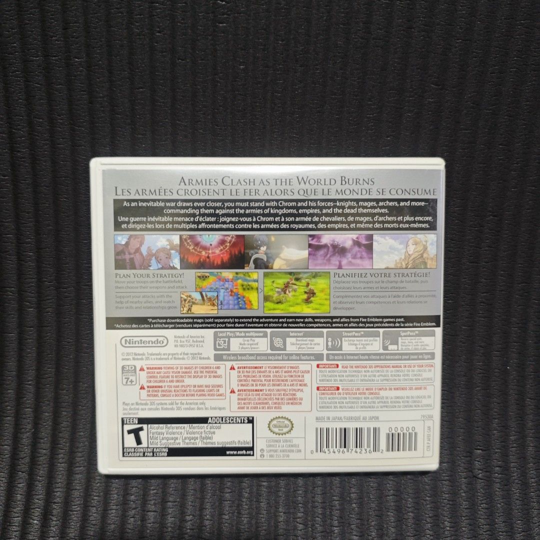Fire Emblem Awakening 3DS Game (Category: Nintendo) located in Quezon City. Submitted by shopme_gadget30 (Listing ID 1409734518, Image 2). Description: kindly read the details first for sale fixed price mint Condition tested and working with case, cart and manuals complete in box compatible to Nintendo 3DS/ 2DS usa region authentic/ Original Shoopppppeee —,✅ can check out pm for the linnnkkk (If shoopppee check out, price is higher by 20% because