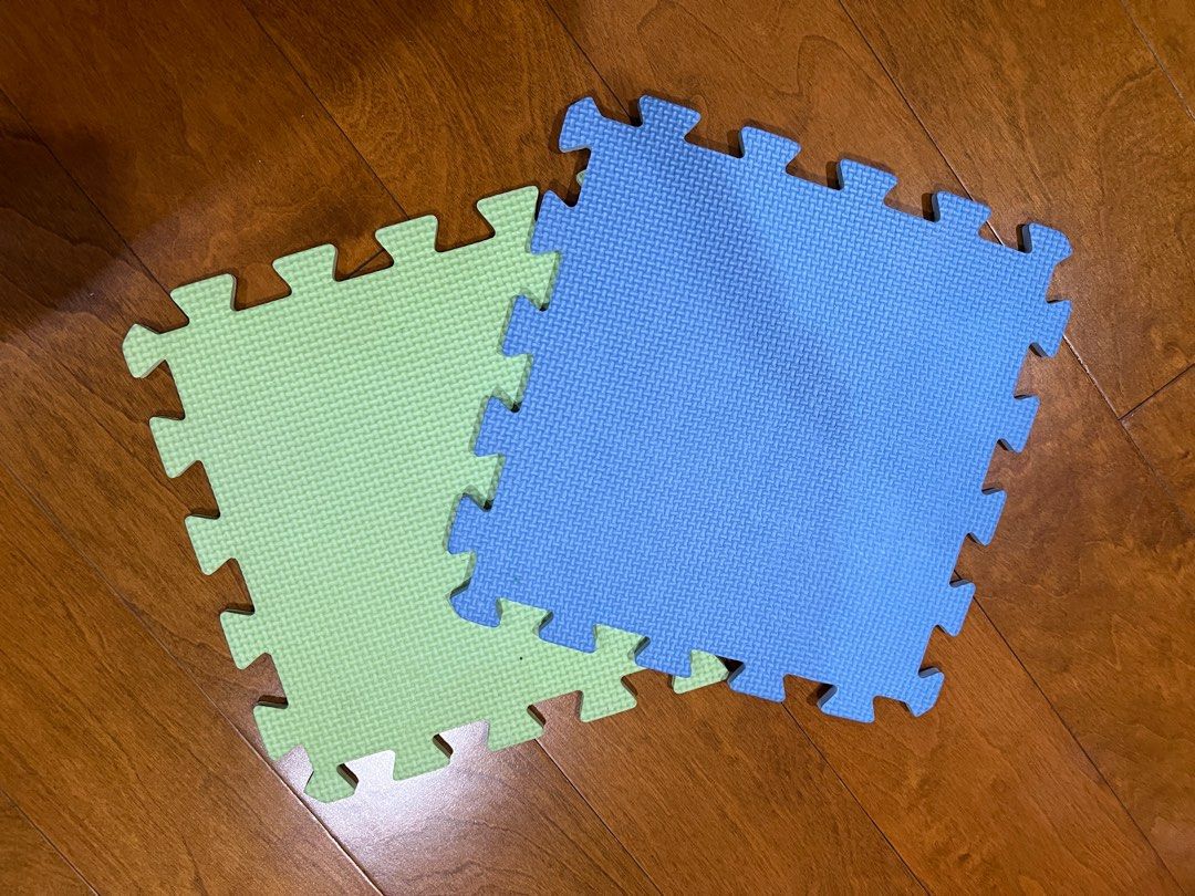 Foam Play Mats - 20 Pieces Per Bag (Category: Infant Playtime) located in Quezon City. Submitted by mombie888 (Listing ID 1409699711, Image 1). Description: - Foam play mats for babies and toddlers - Available colors: Blue and Green - Each bag contains 20 interlocking pieces - Creates a safe and comfortable play area - Easy to clean and store - Ideal for indoor use SRP: Php400 for 20pcs Selling for Php 200 for 20pcs (1 color only) Get it for Php3