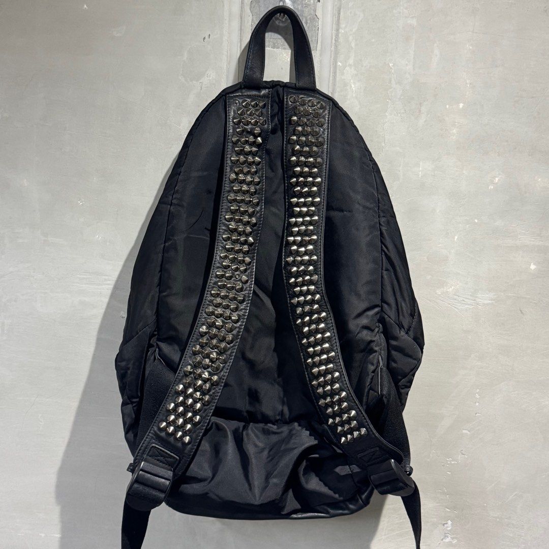 Givenchy 2010 Leather Studded Backpack Riccardo Tisci (Category: Backpacks) located in Manila. Submitted by allinthiswall (Listing ID 1409688501, Image 2). Description: ARCHIVE FASHION spring/summer 2010 riccardo tisci givenchy coveted 🎒 piece spike studded strap,. leather/nylon material gun metal zippers 1 missing stud on left shoulder, unnoticeable when worn,. Everything else.. gucci.. great condition for its age leather front pocket and insid