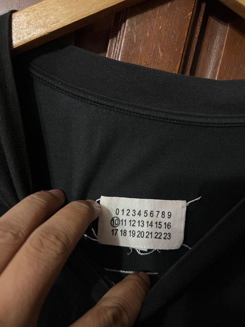 Maison Margiela Black Shirt (Category: Luxury Apparel) located in Manila. Submitted by thriftpoint99 (Listing ID 1409790165, Image 3). Description: 24.5x31 No issue Good condition.